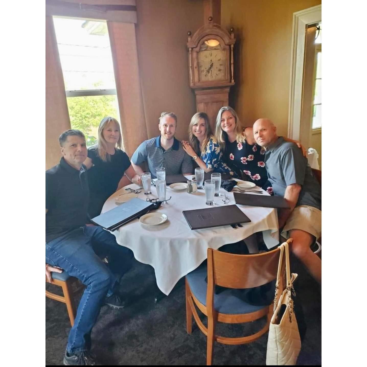 New Hampshire - Both sets of parents together for the first time