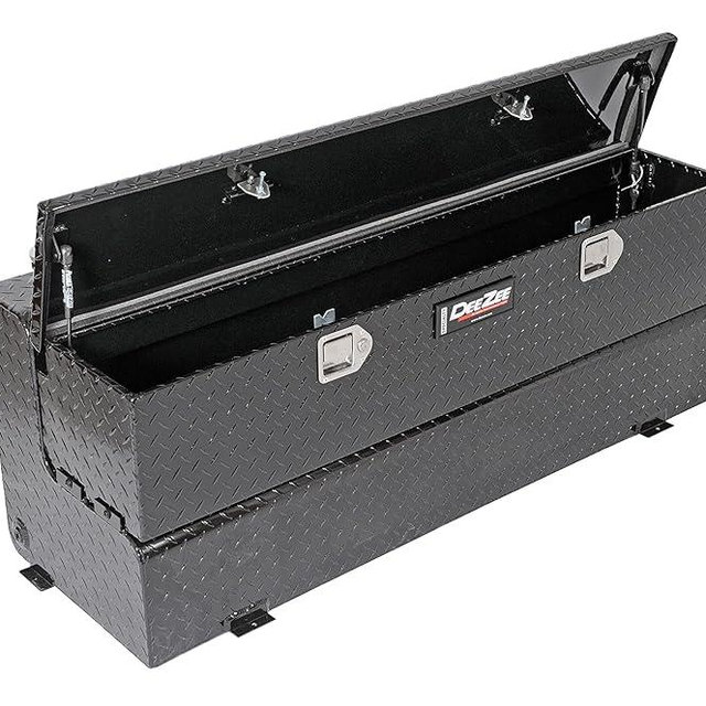 Dee Zee DZ92740XB (43 gallon) Auxiliary Diesel Fuel Transfer Tank - Black Aluminum
