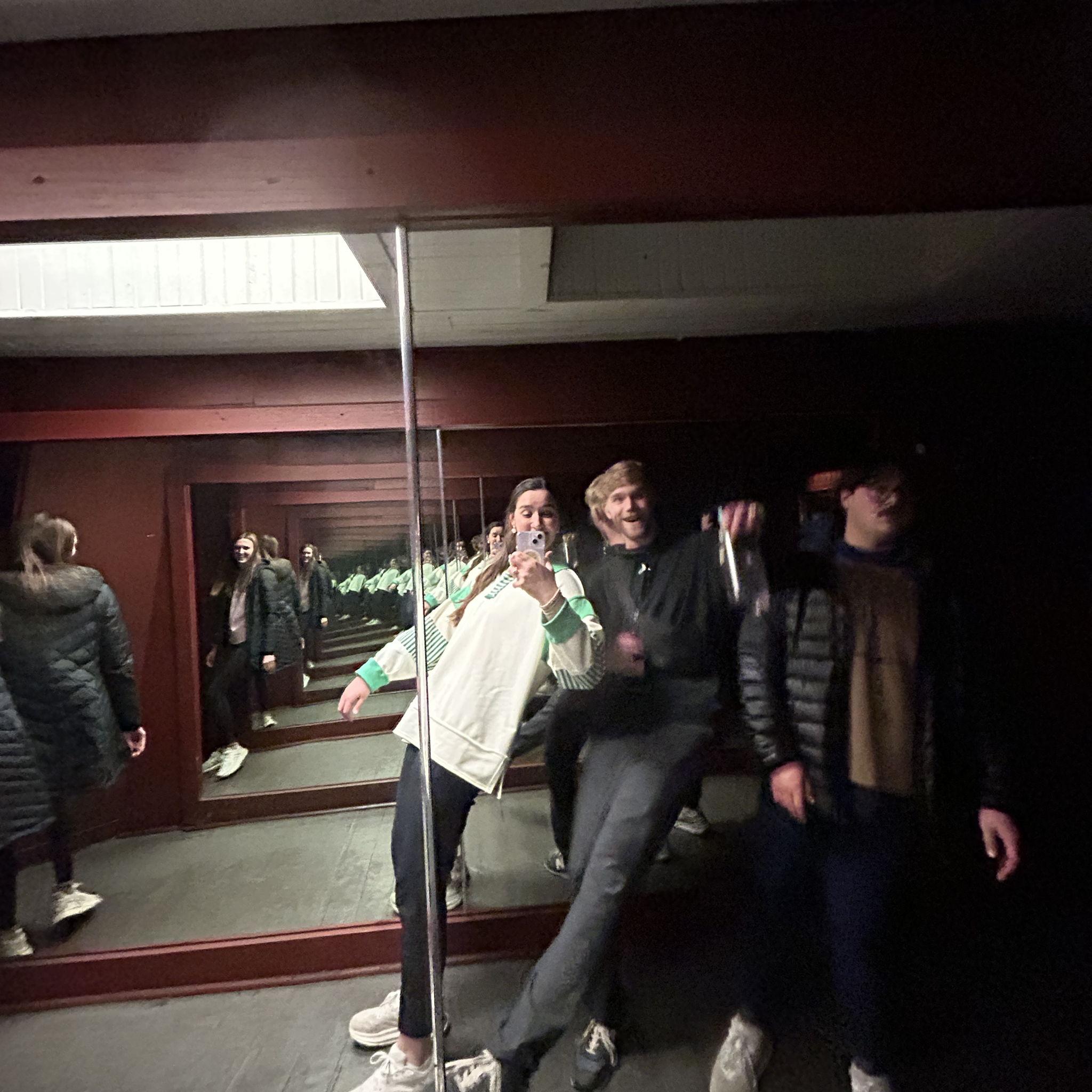 This was at the very end of December! But we were "just friends" :)