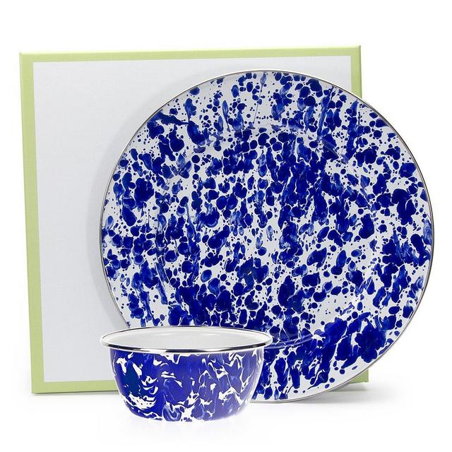 Golden Rabbit Cobalt Swirl Dip Set