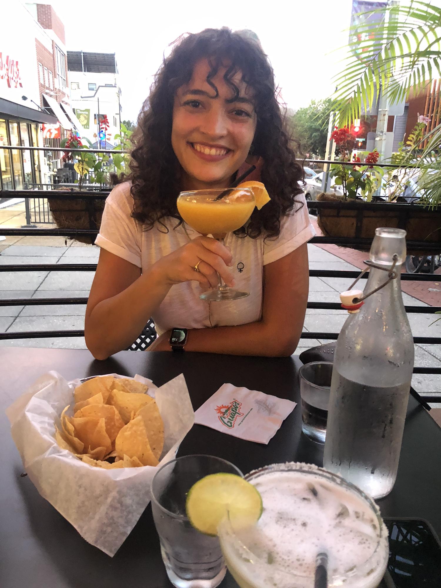 Sharing margaritas…