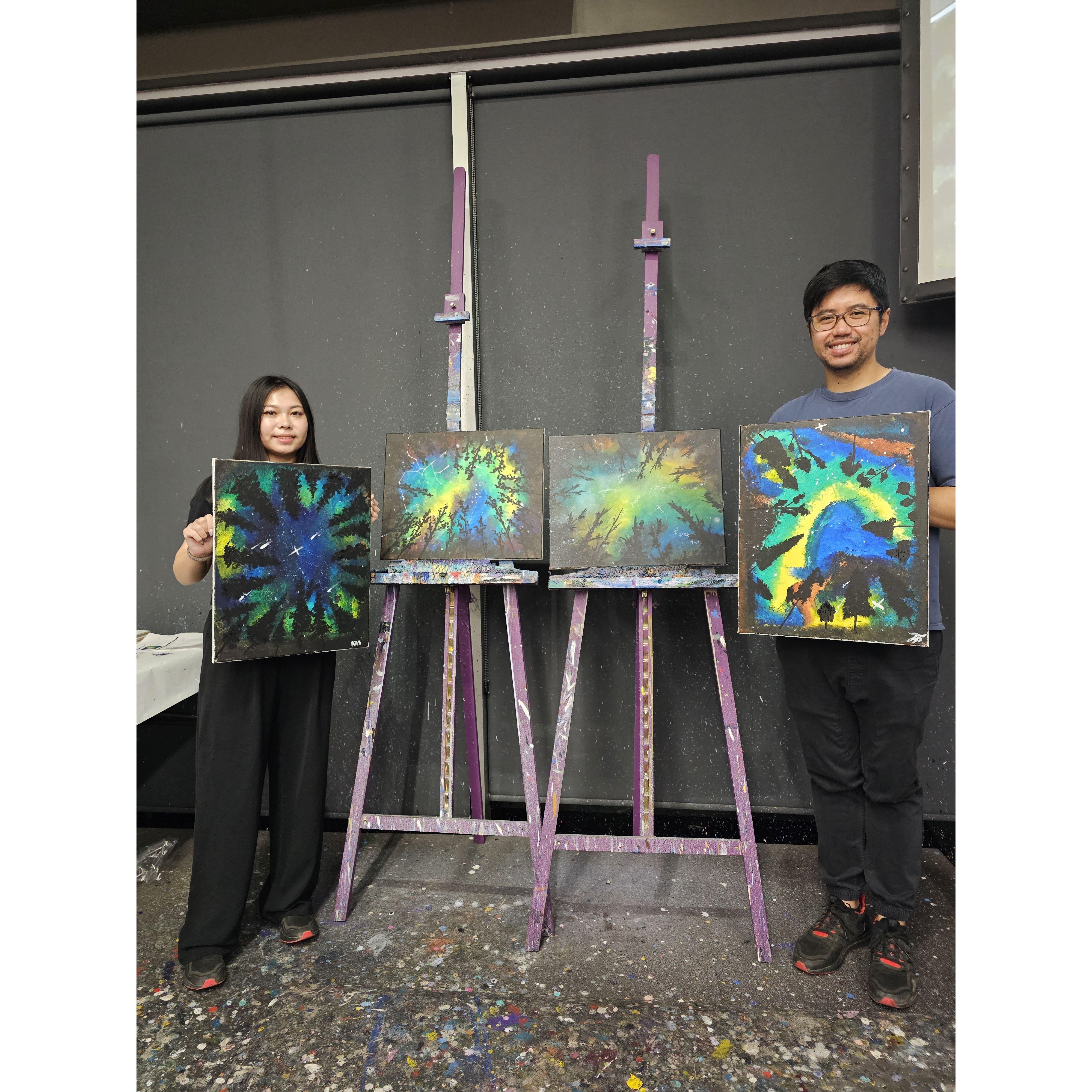 First Wine and Paint