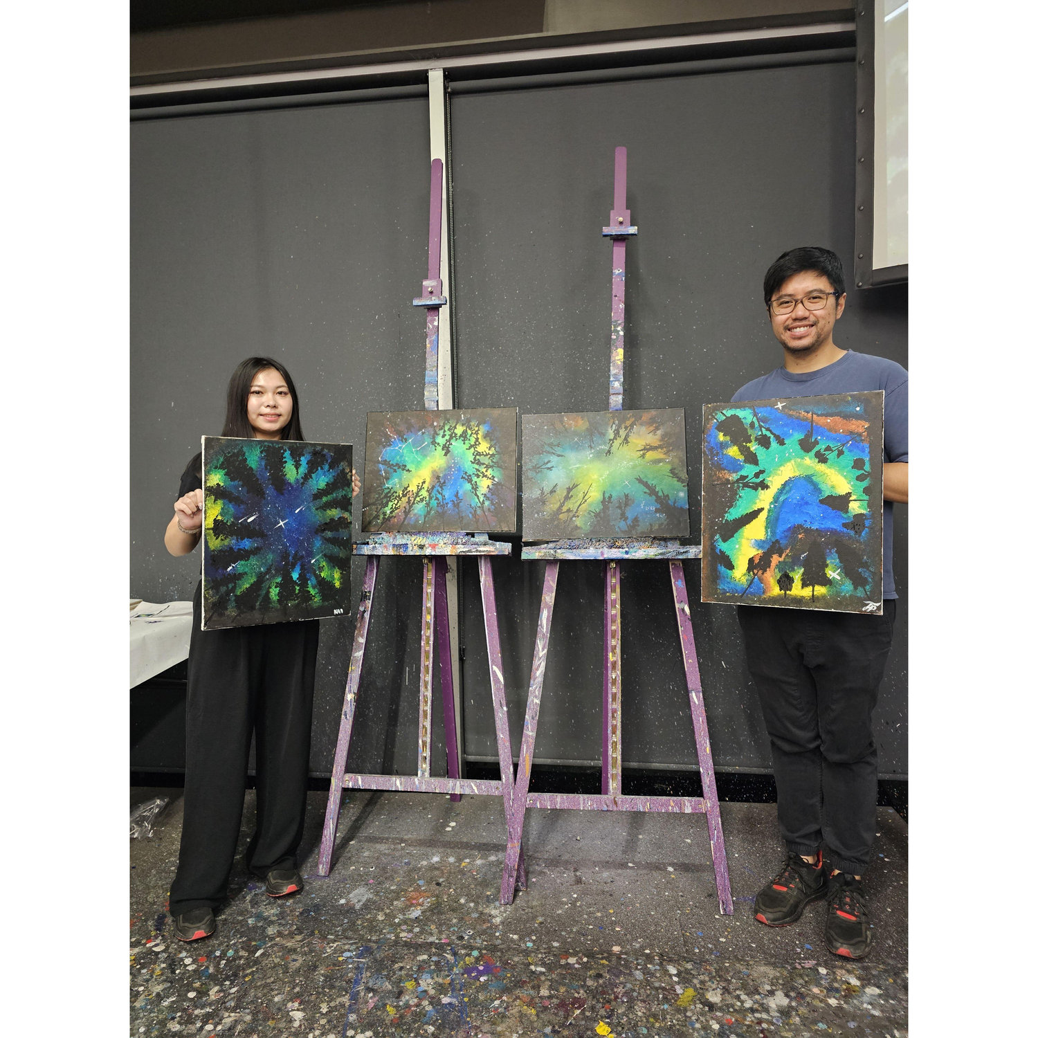 First Wine and Paint