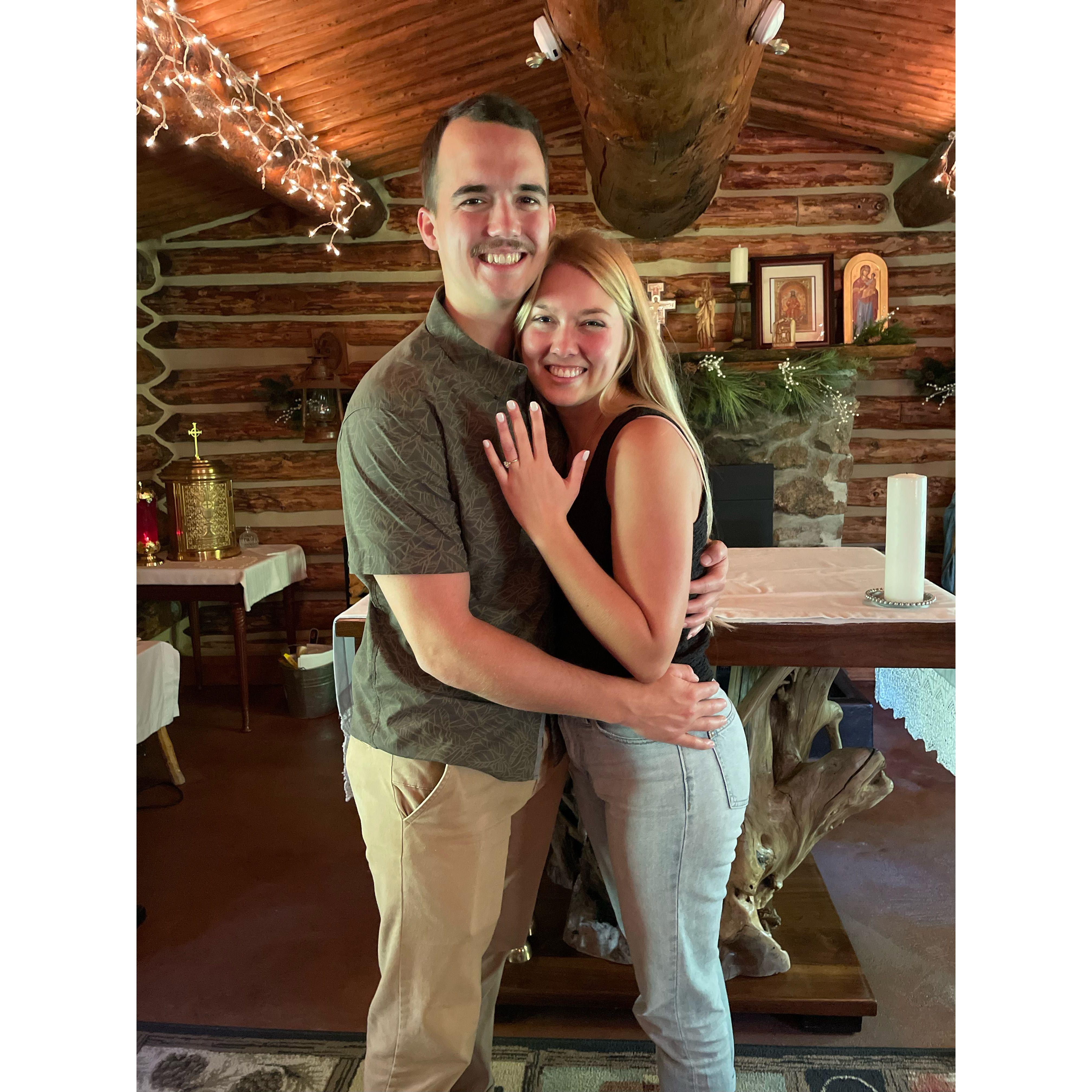 After Matt proposed to Libby, they walked to this chapel, the Holy Family chapel, to pray. It was absolutely beautiful and quaint. Holy Family, Pray for Us!