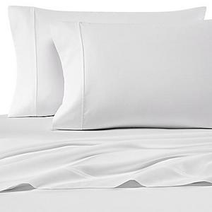 Heartland® HomeGrown™ 400-Thread-Count Solid Sateen Queen Sheet Set in White