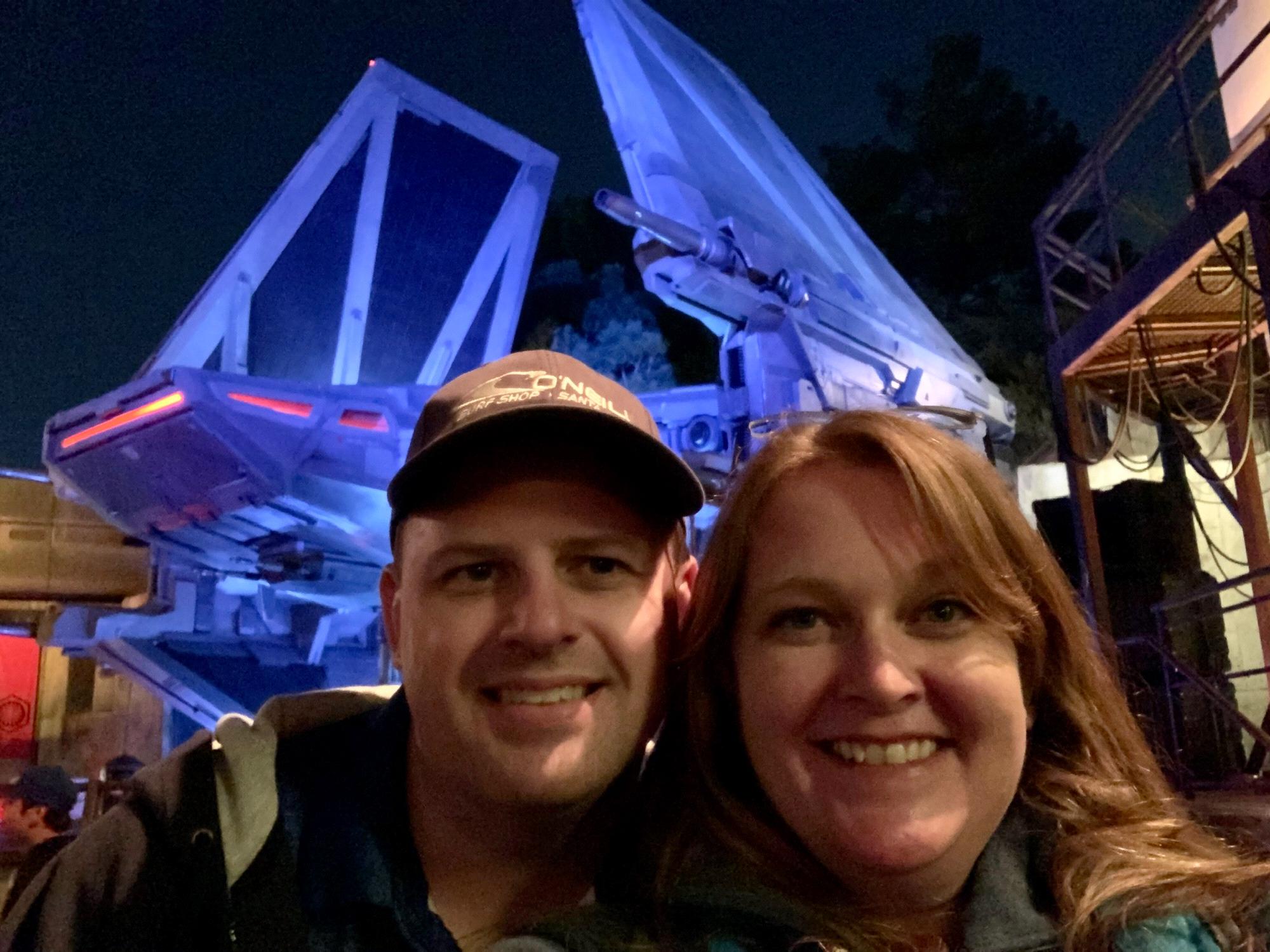 First time seeing Star Wars at Disneyland