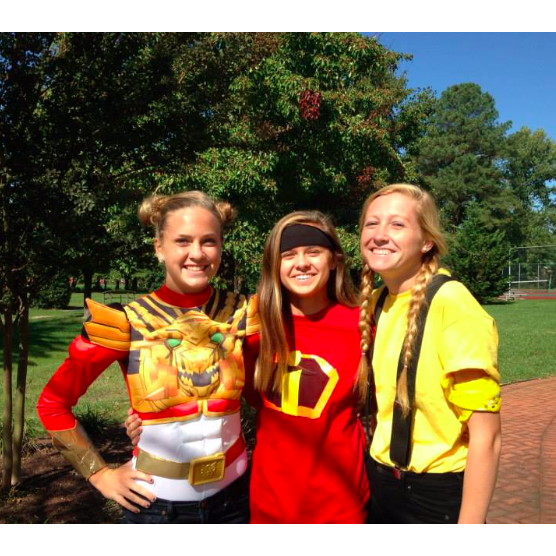 Another homecoming week memory with Maura and Molly :)