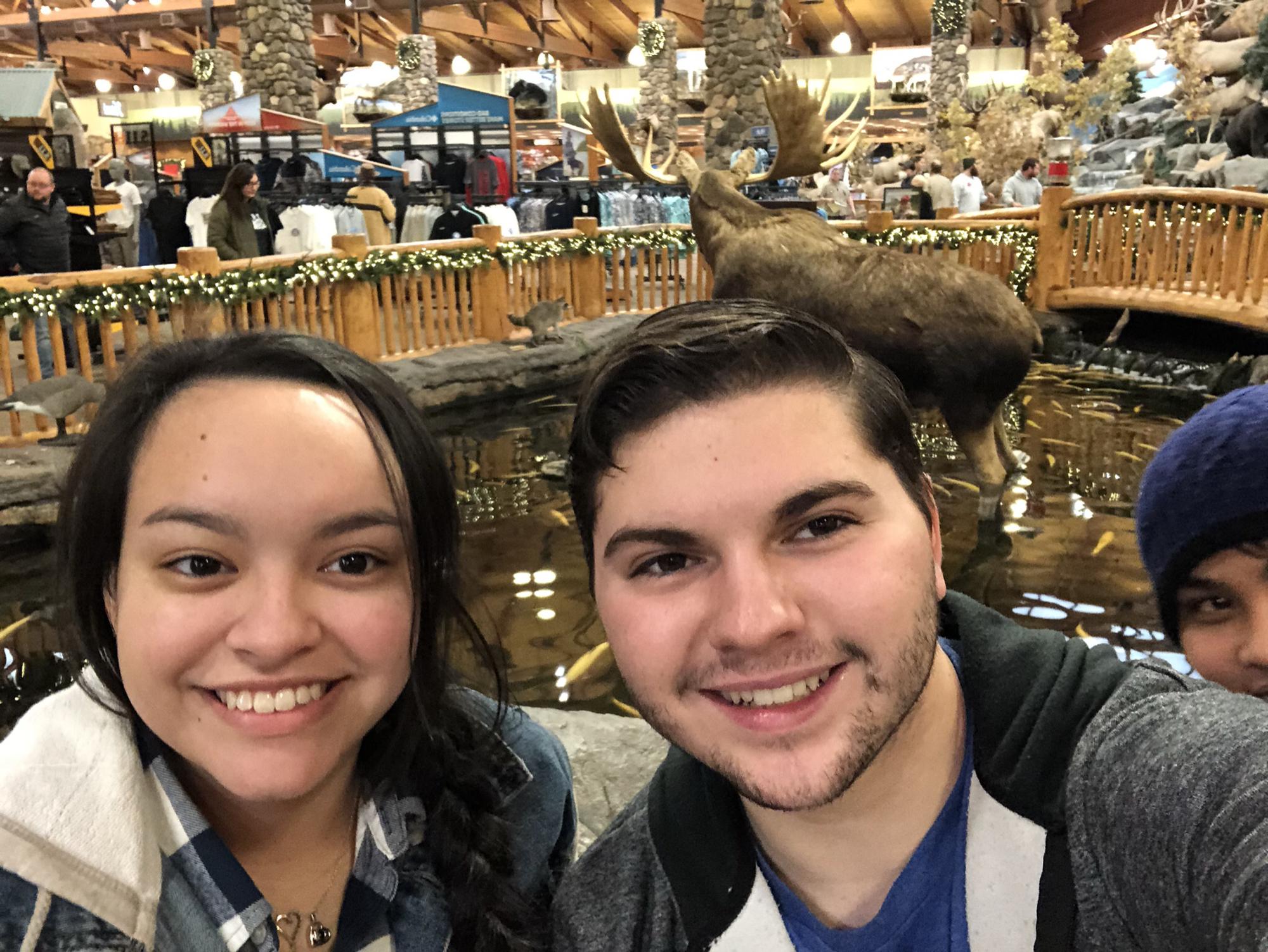Having fun at Cabellas 
Dec. 31, 2021