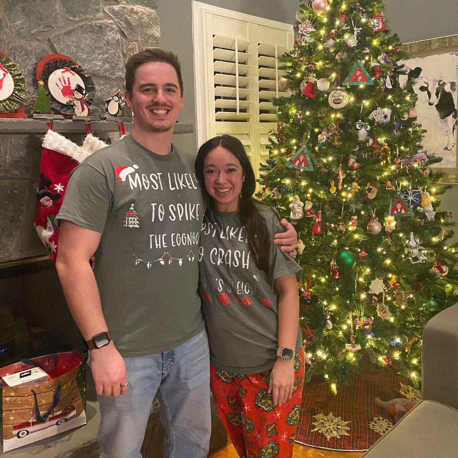 One of many Christmases spent together