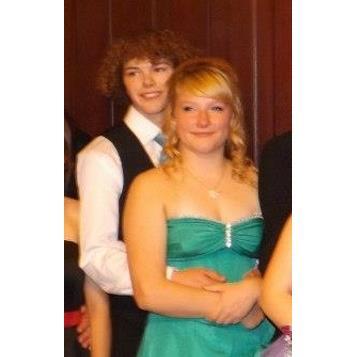 Our First High School  dance together.