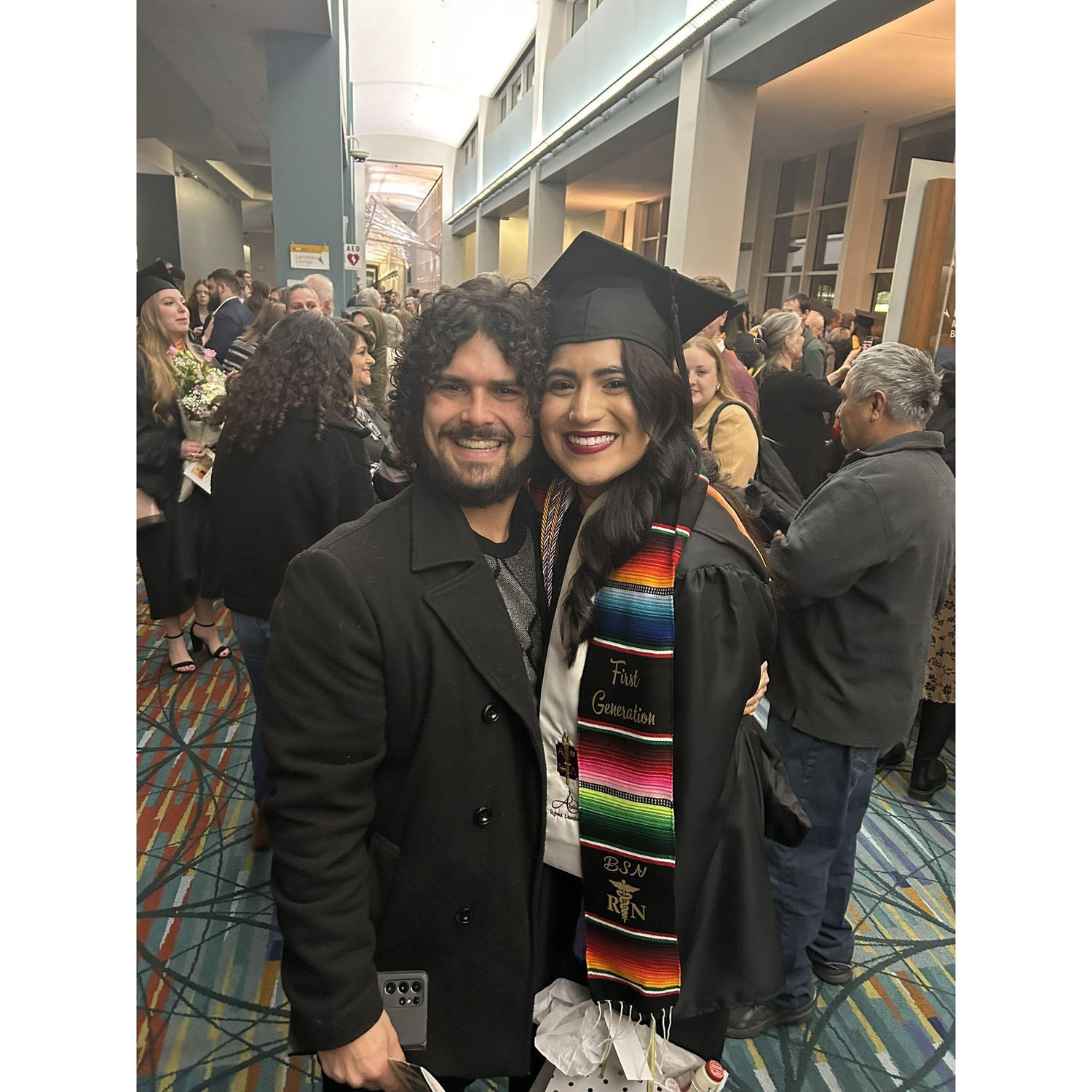 Adri's graduation from nursing school!