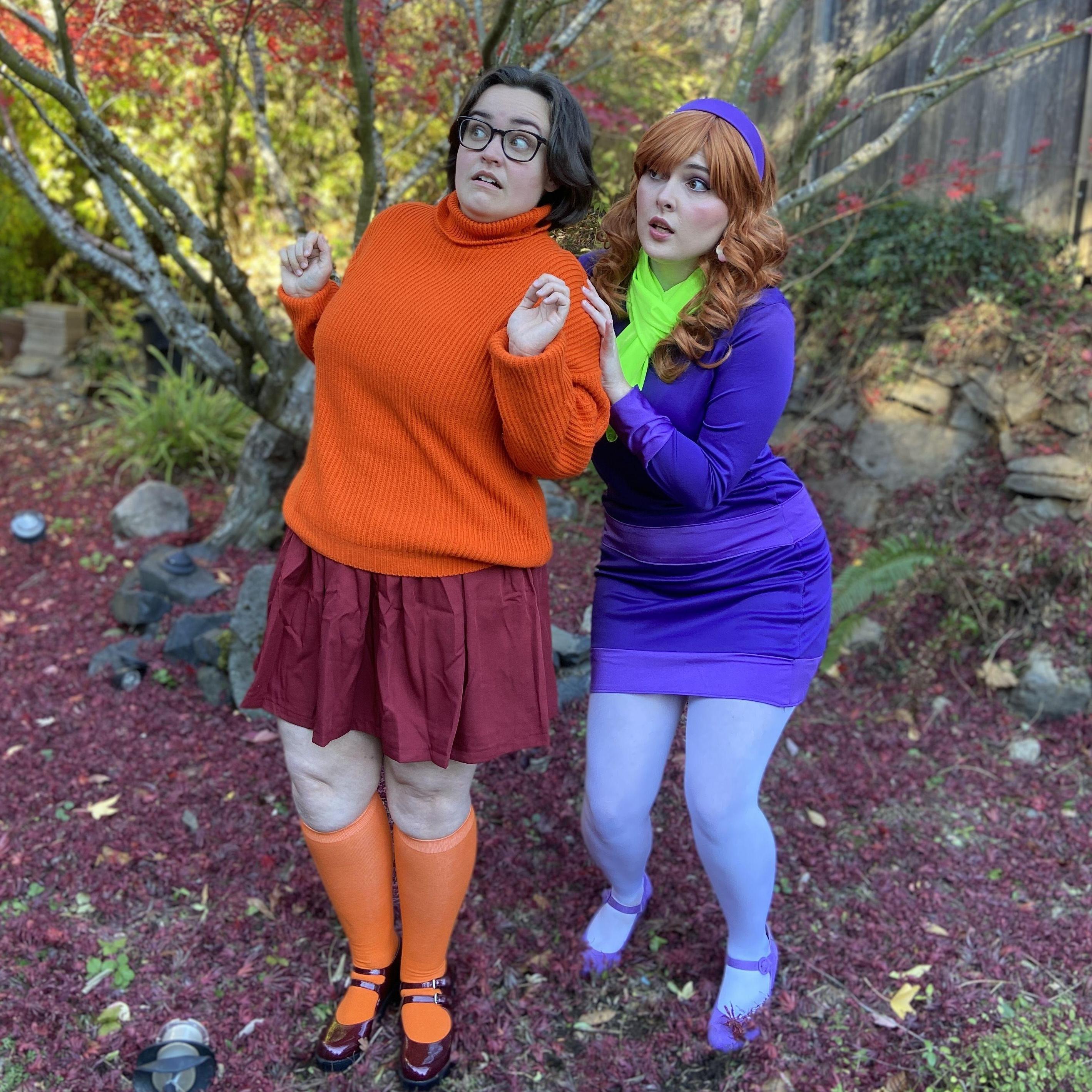 Velma & Daphne for Halloween //
October 31, 2021 //
Credit: Kelly Green