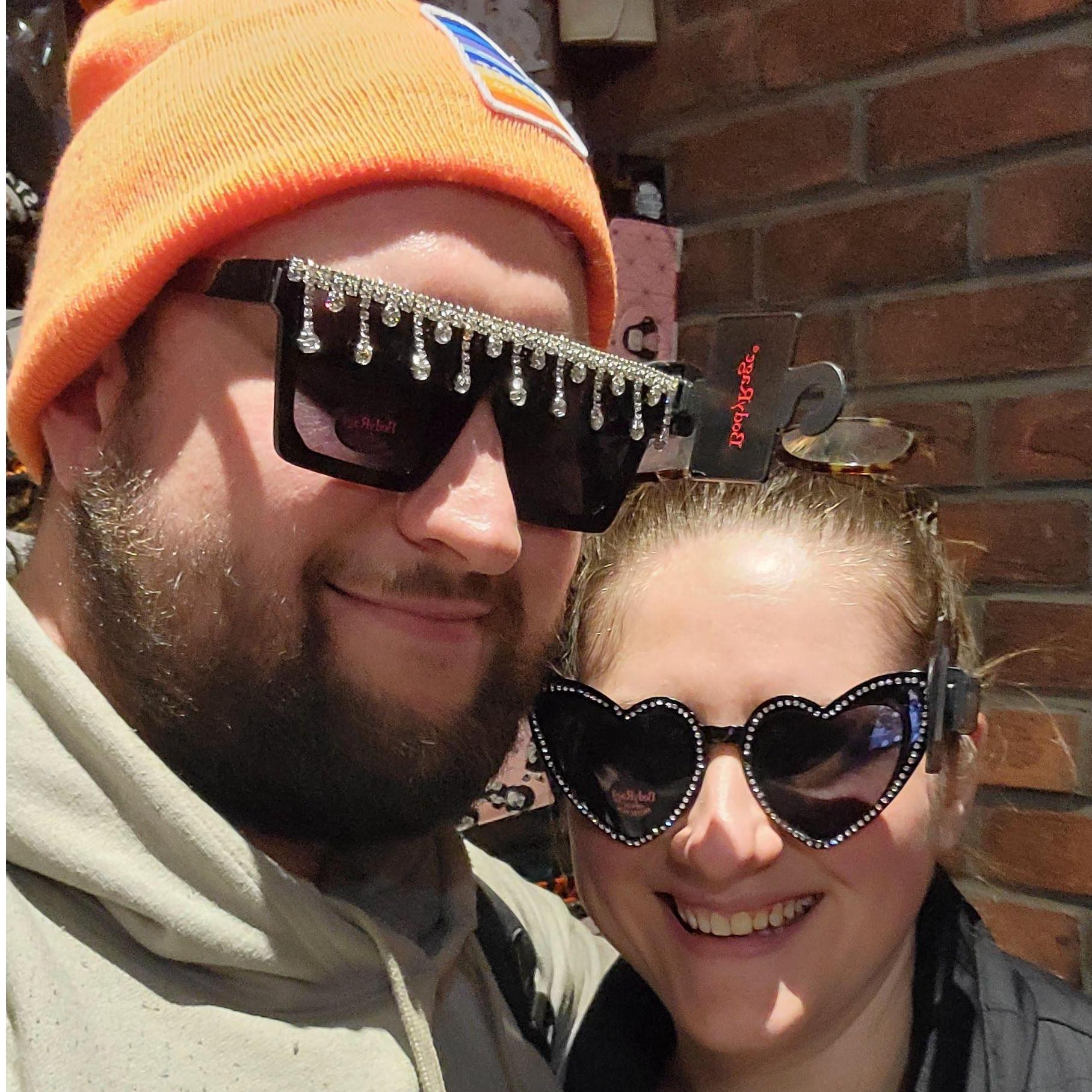 Being hooligans in the mall, February 2023