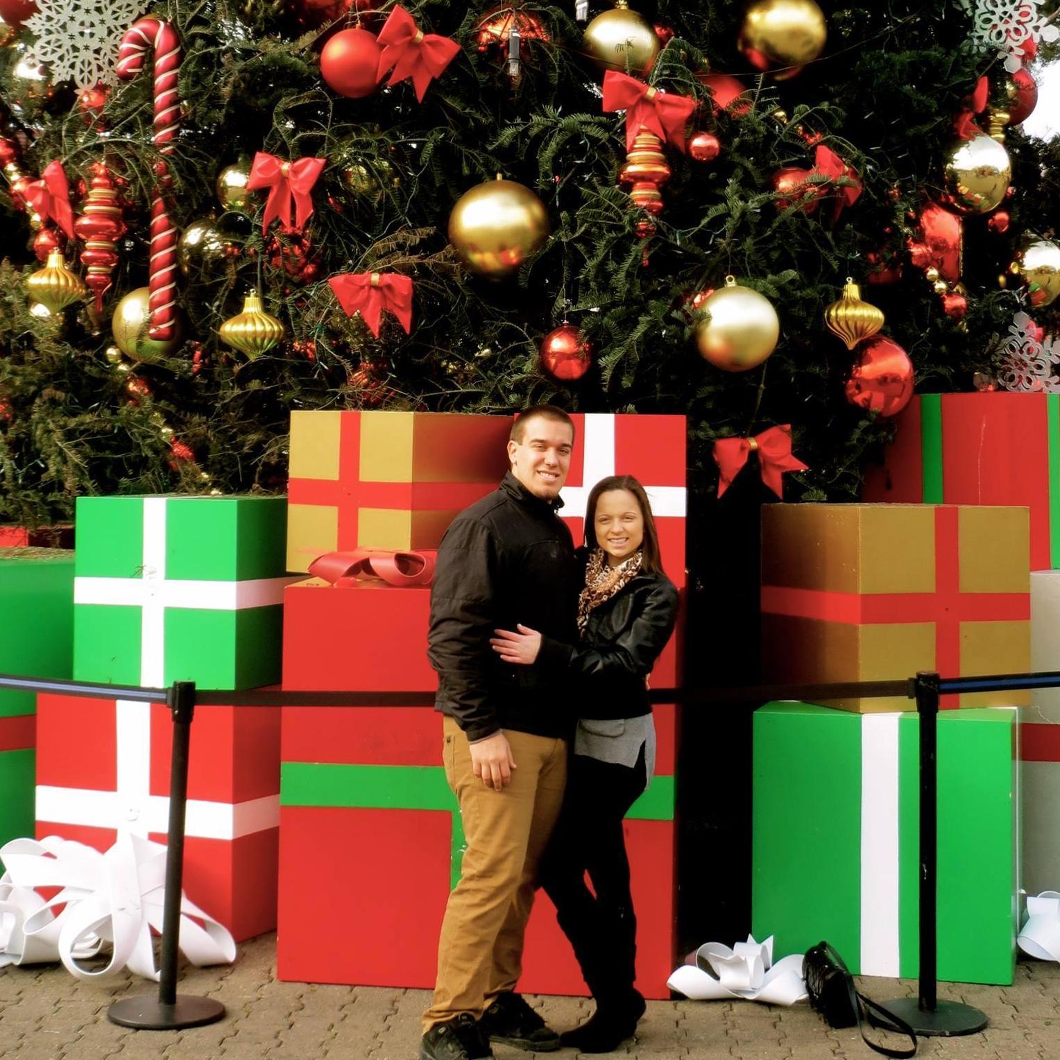 Christmas time at PIER 39. One of our many getaways to California together