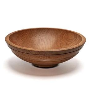 Medium Willoughby (round with ridge) Wooden Bowl