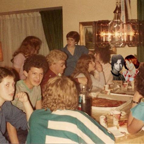 One day in 1982, Shari attended Gina's party. Bruce could not make it, but if he did, we'd be talking the whole night. This photo is a photoshopped version of what would have been.