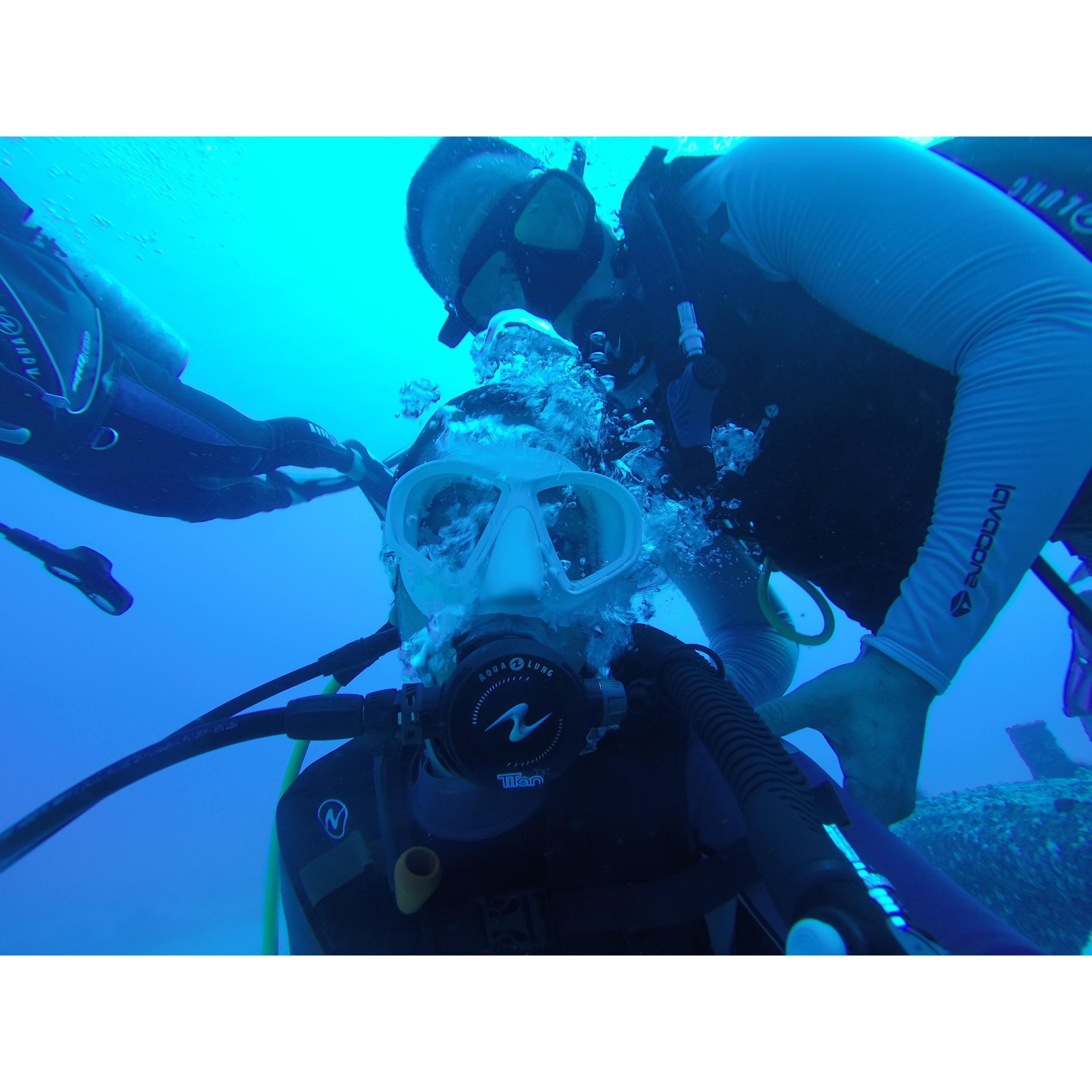 we love to dive and explore our ocean that we know less about than outer space!