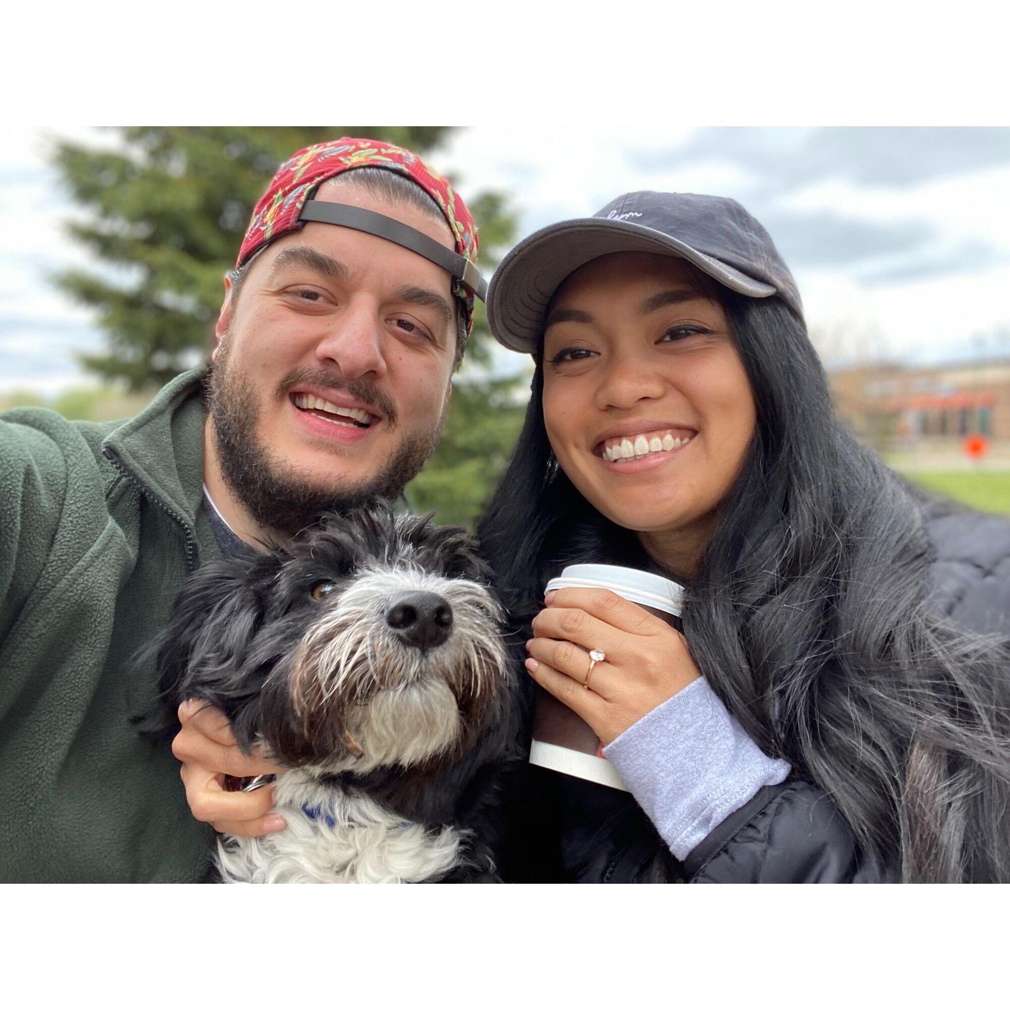 When we got engaged!!