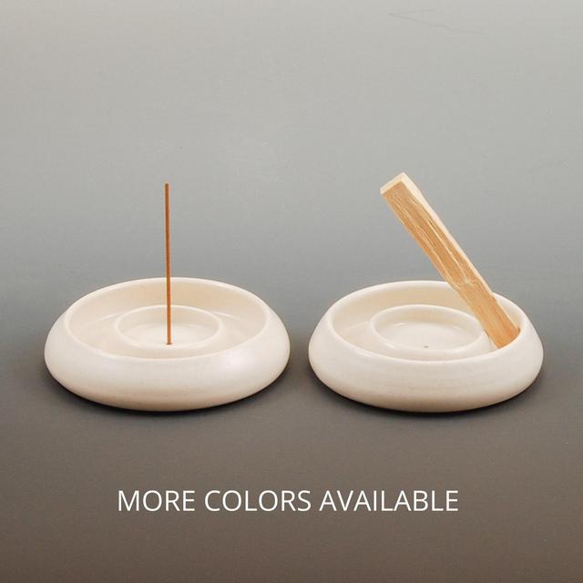 Palo Santo Holder 3-in-1, Modern Stoneware