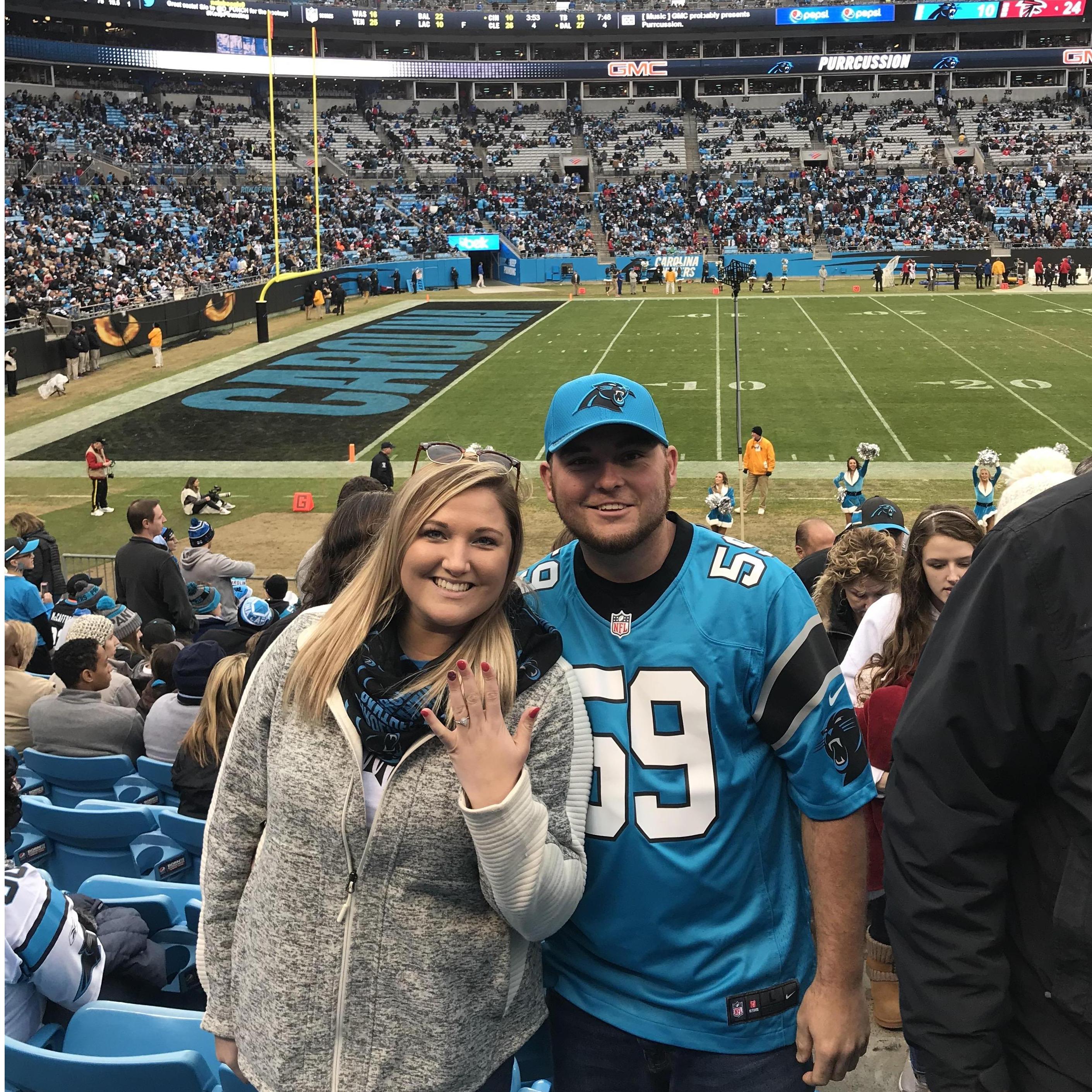 He asked, she said "YES!"