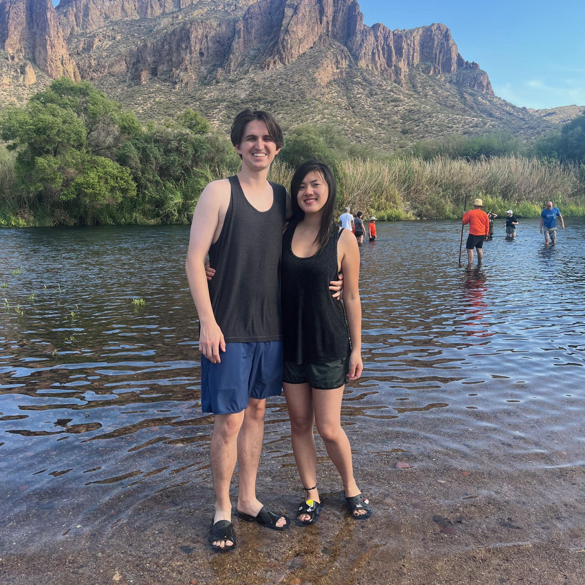 Baptized in the Salt River. Praise Jesus!