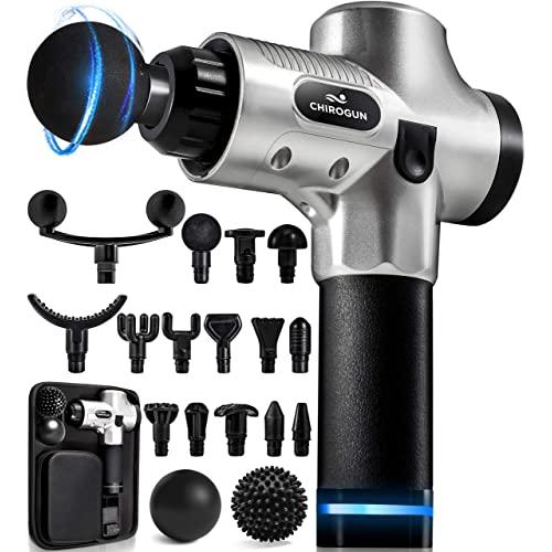Massage Gun Deep Tissue Massager - Percussion Massage Gun Massager Gun Muscle Massage Gun Deep Tissue Massage Gun Deep Tissue Percussion Muscle Massager Percussion Massager Muscle Gun Massager Chrome