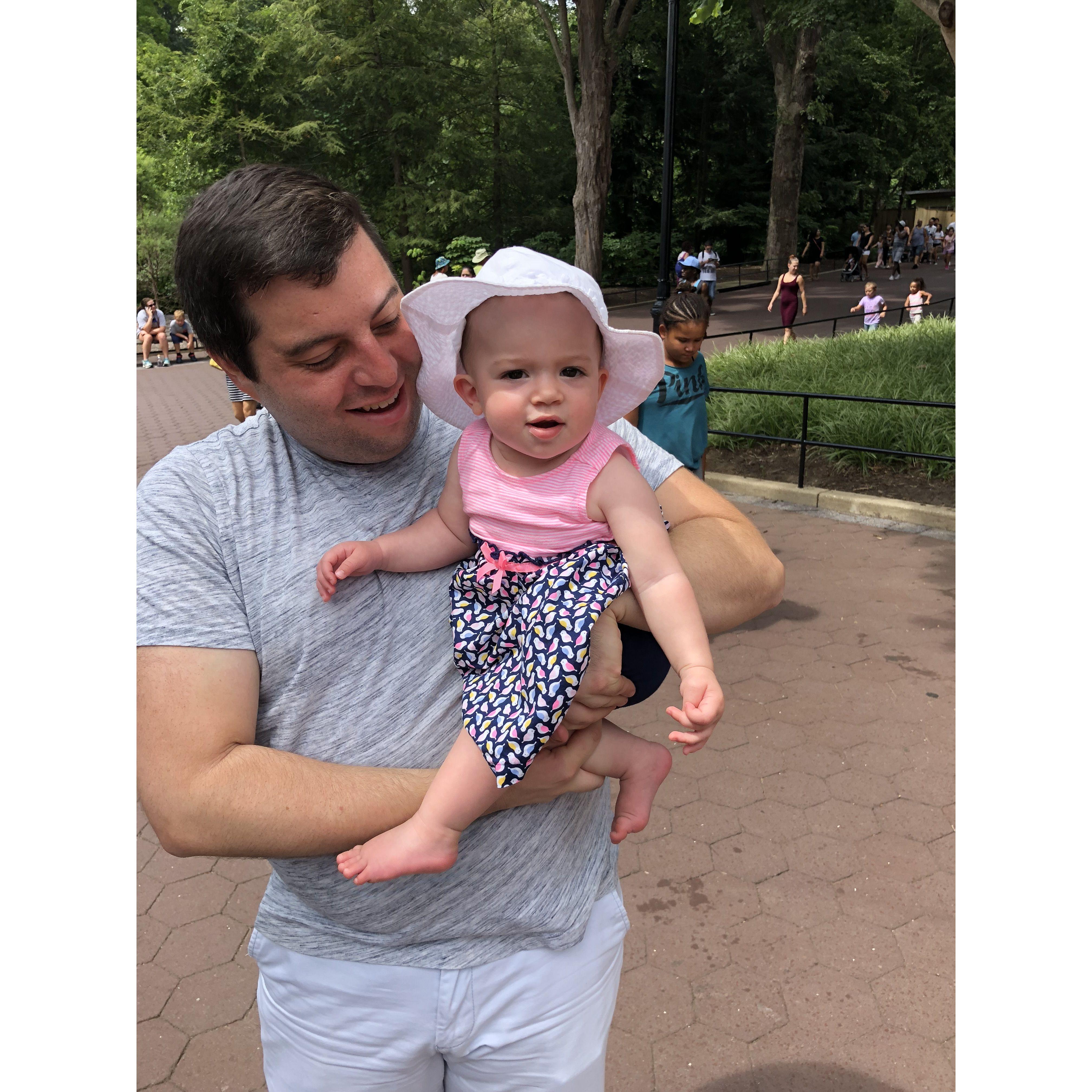 Baby Lily comes for a visit to DC
