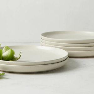 Pacifica Stoneware - Vanilla Color - Dinner Plates Set of 6