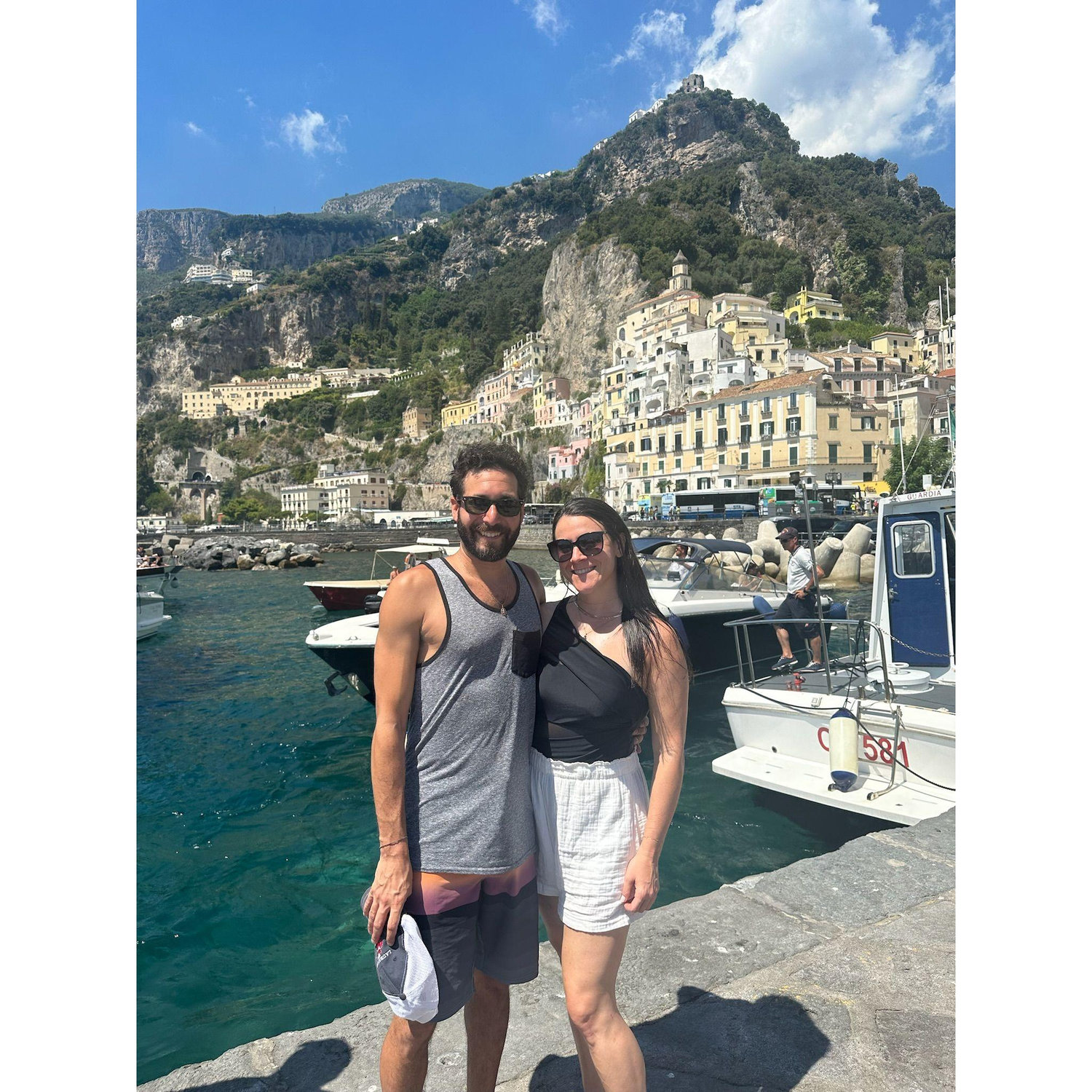 Amalfi Coast - pretending not to be overheated