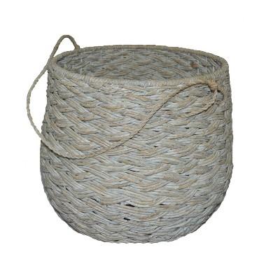 15"x18" Large Round Basket White Washed - Threshold™