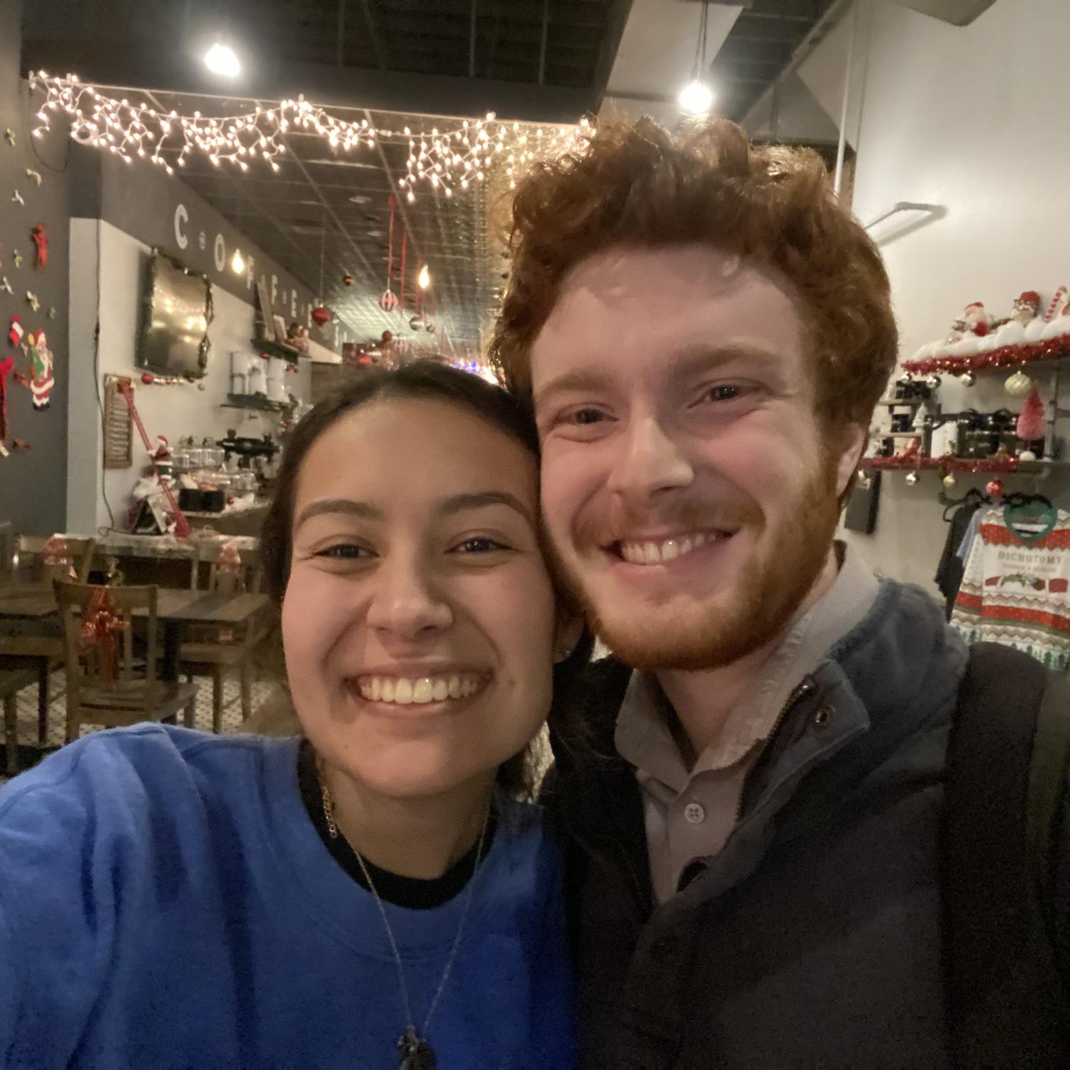 One of many late night study date selfies!