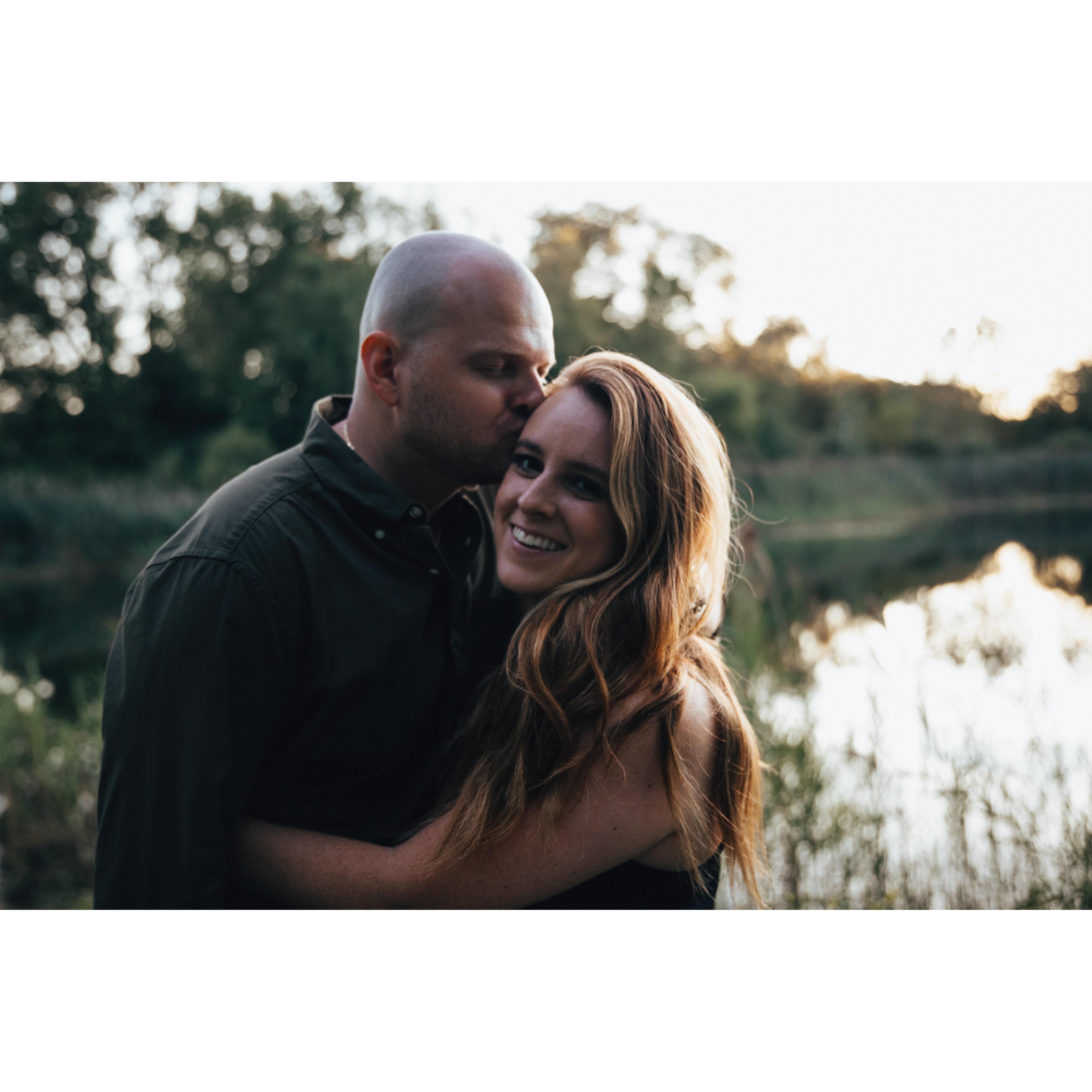 We took our engagement photos ourselves!