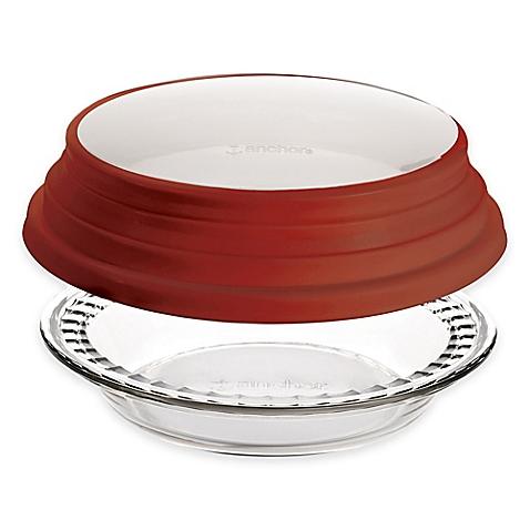Anchor Hocking® 9.5-Inch Deep Dish Pie Plate with Expandable Cover