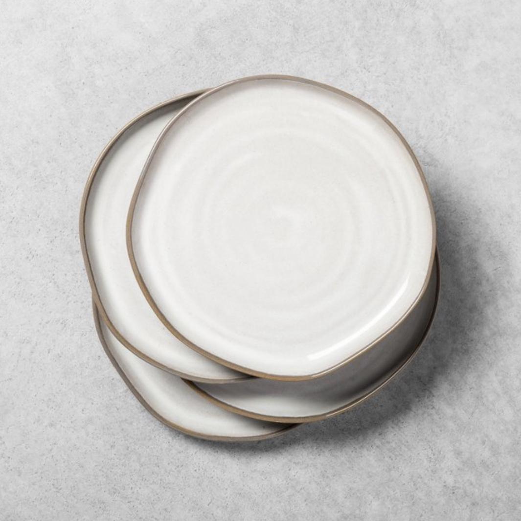 Stoneware4 pack- Reactive Glaze Salad Plate GRAY - Hearth & Hand™ with Magnolia