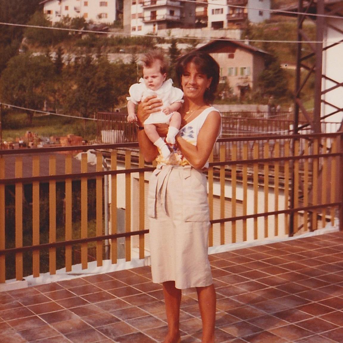 My babysitter Rita and me ...I was only two mounts old