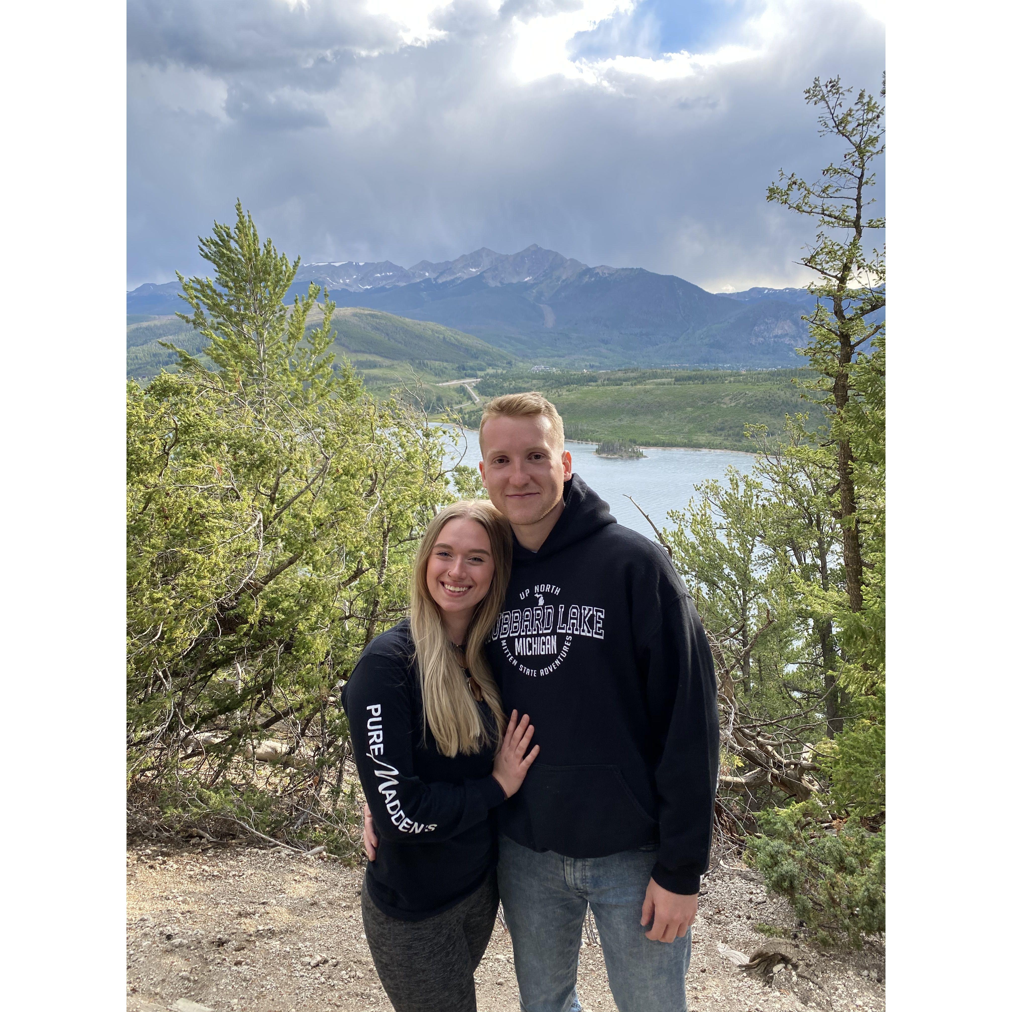 Our first trip together to Colorado in 2020 for our friends engagement!