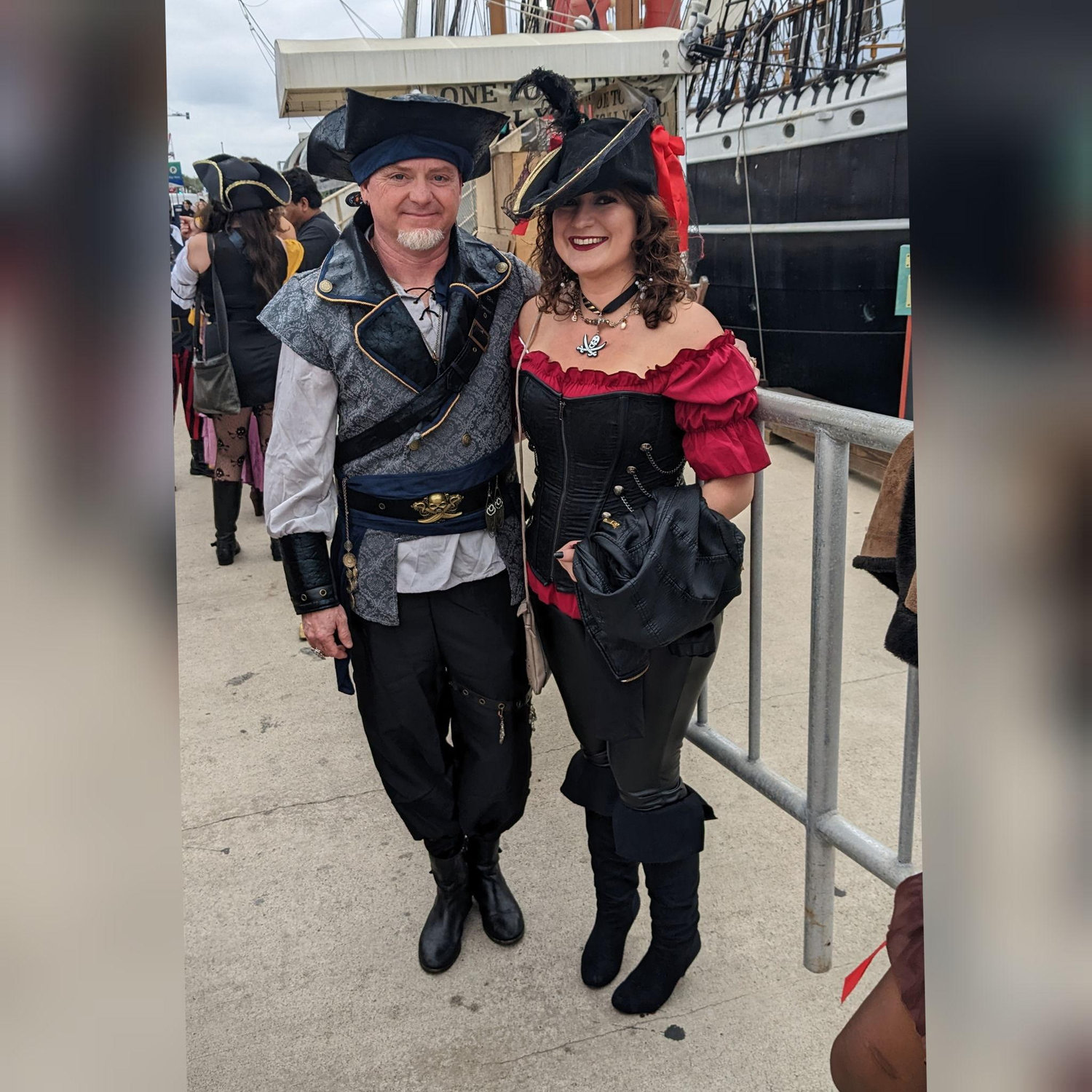 Celebrating Crystal's cousins Pirate-themed wedding in San Diego, California