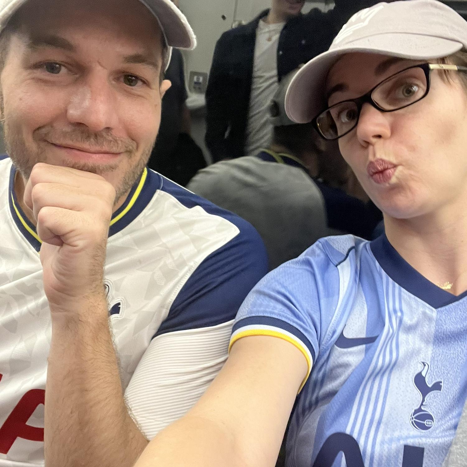 Michelle is a huge Spurs fan.