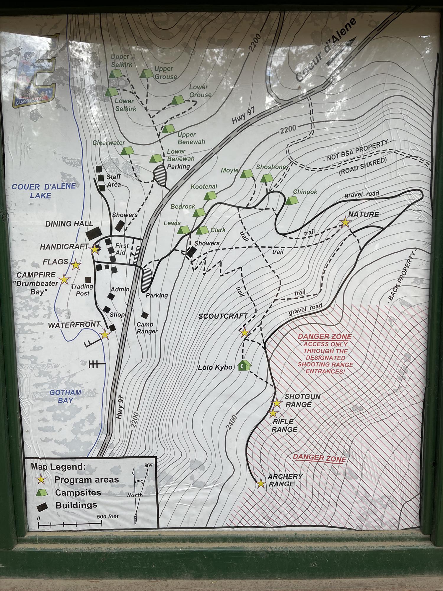 Map of Camp