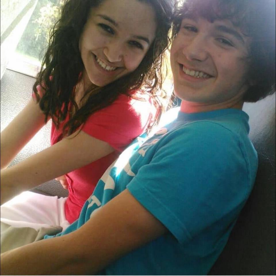 Our very first photo.. on the school bus!