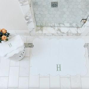 Scallop Bath Mat