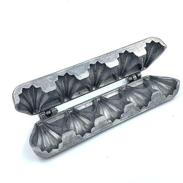 Garden Of Arts Aluminium Mini Modak Mould Patti with 5 Cavity Ideal for Ganpati Dussera Diwali and Other Festivals 16 * 5 CMS Pack of 1