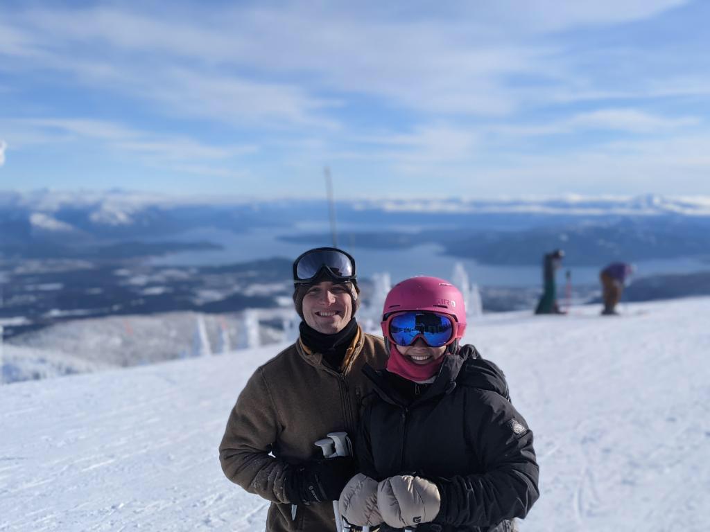 Skiing at Schweitzer 2021