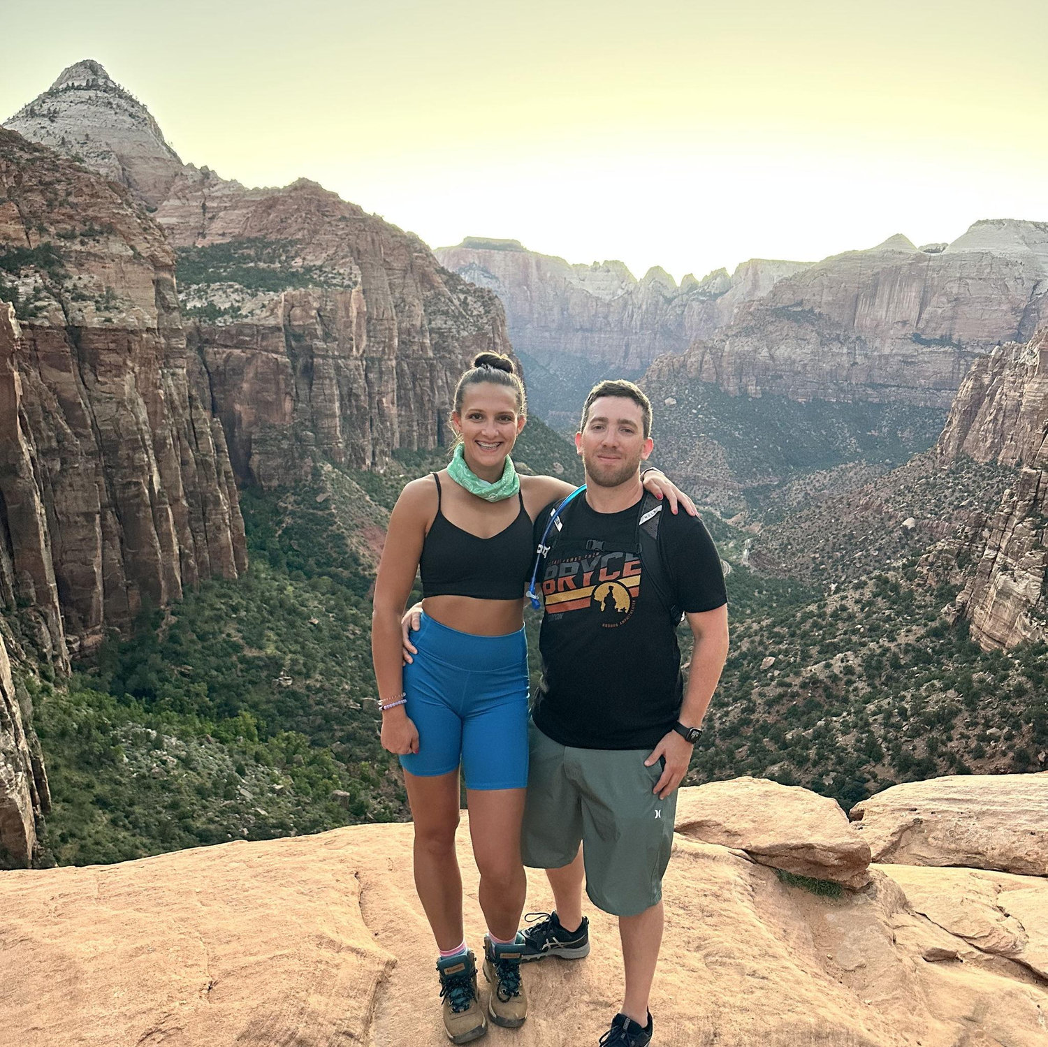 Hiking in Zion
