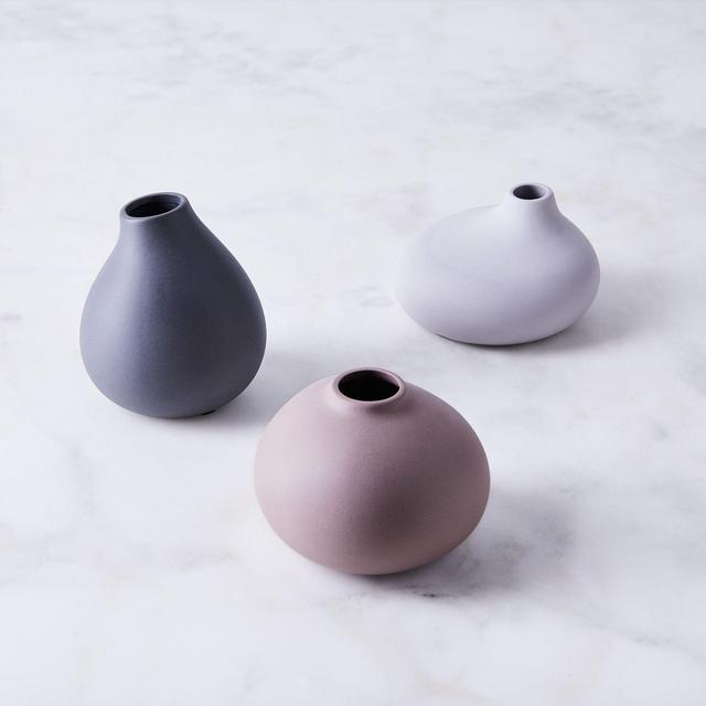 Mini Porcelain Vase Trio