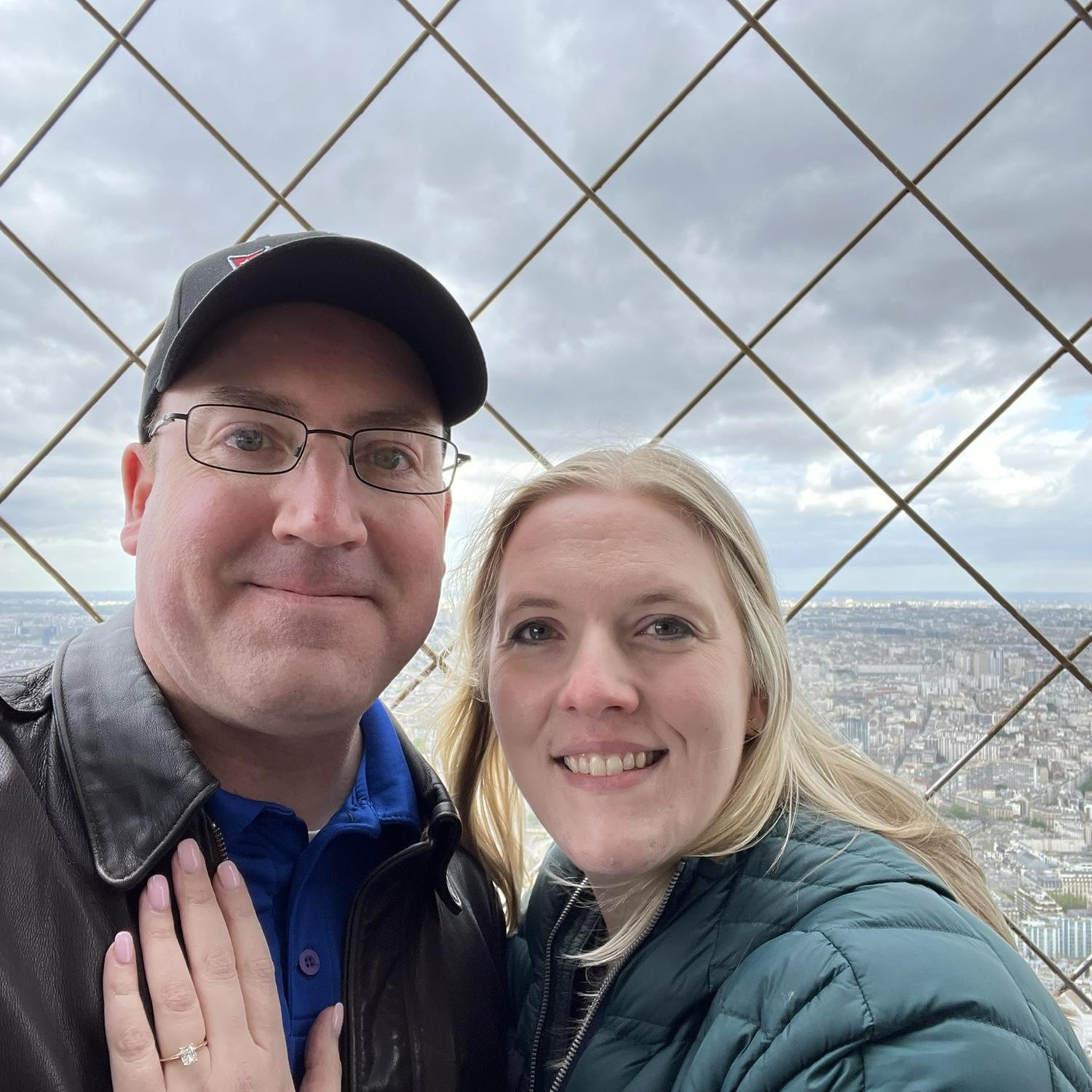 Engagement at the Eiffel Tower