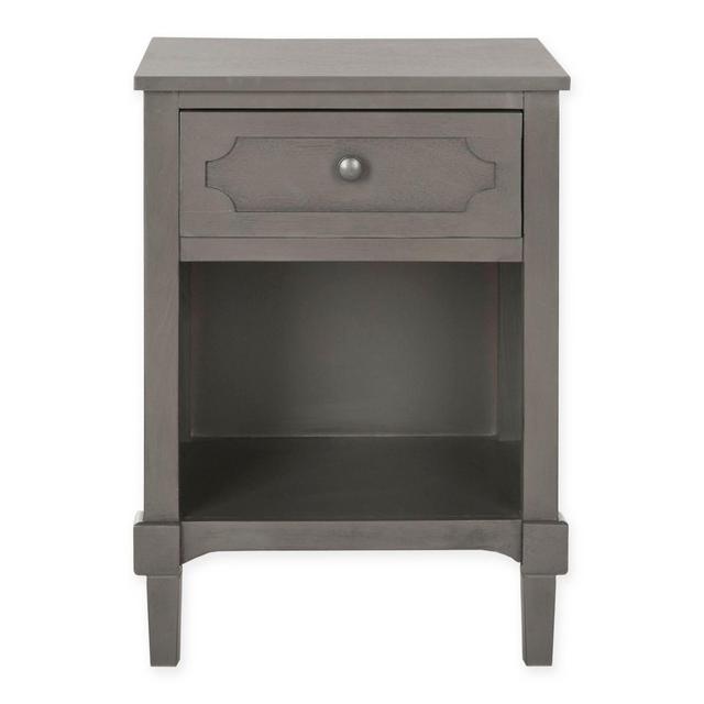Safavieh Rosaleen Storage Side Table in Grey