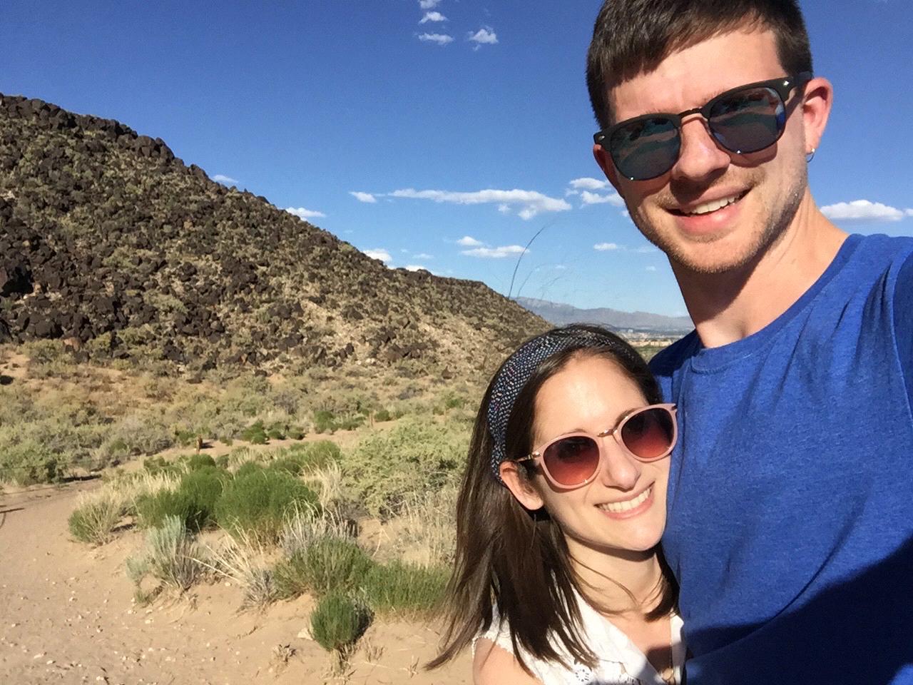 Searching for petroglyphs in New Mexico