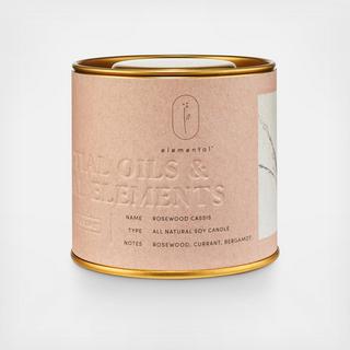 Rosewood Cassis Natural Tin Candle