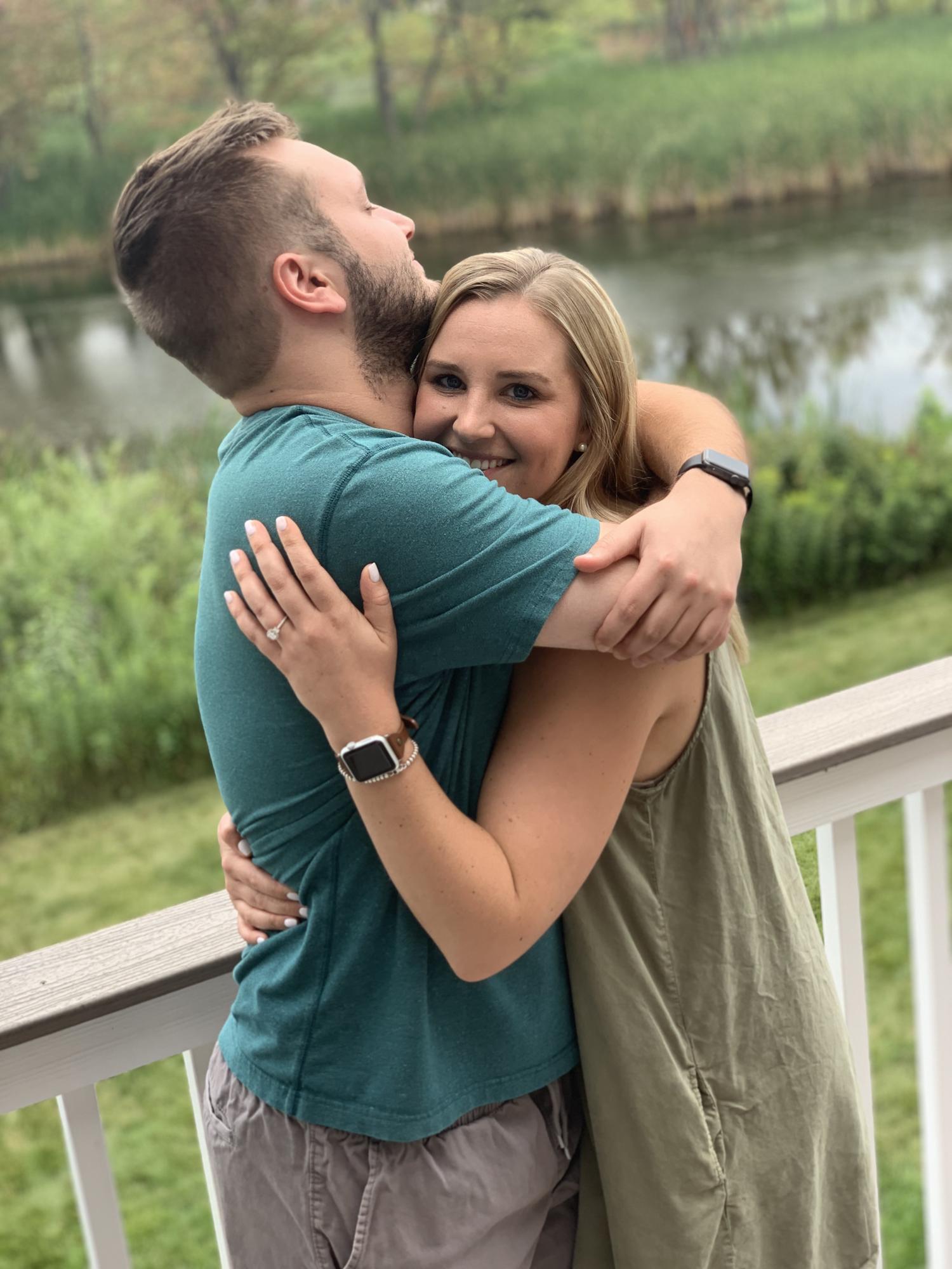 This was the day that Brad asked me to spend the rest of my life with him, and of course I said YES!